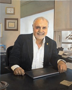 JCR en su escritorio